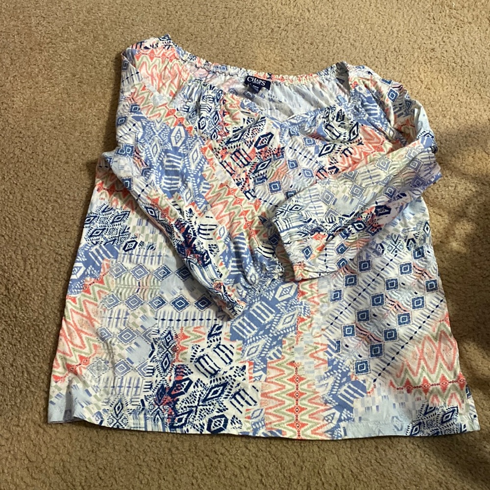 Blouse with 3/4 Sleeves